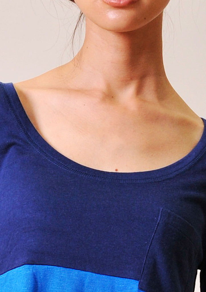 A Line Long Sleeve(Navy)