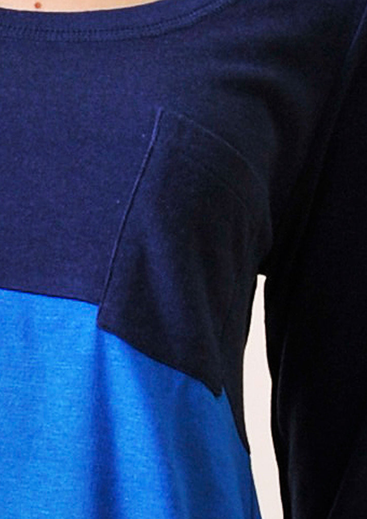 A Line Long Sleeve(Navy)