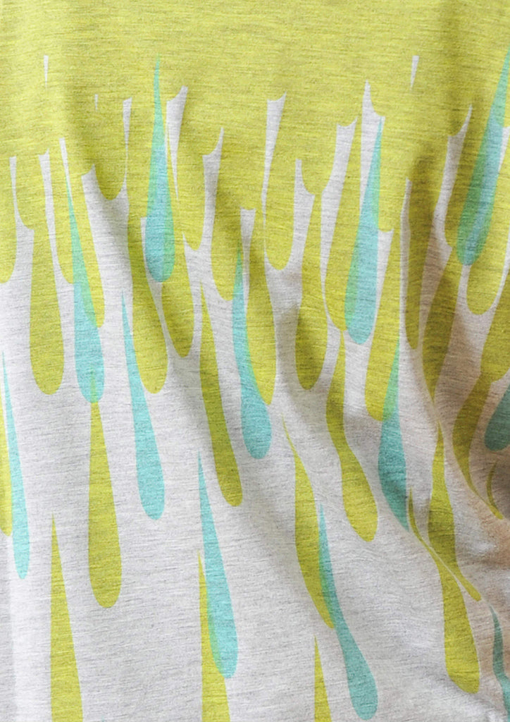 A Line Short Sleeve One-piece B(Waterdrop)
