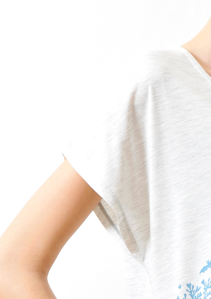 A Line Short Sleeve One-piece B(Bar Des Waldes)