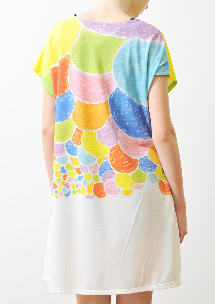 A Line Short Sleeve One-Piece (Endless Balloon)