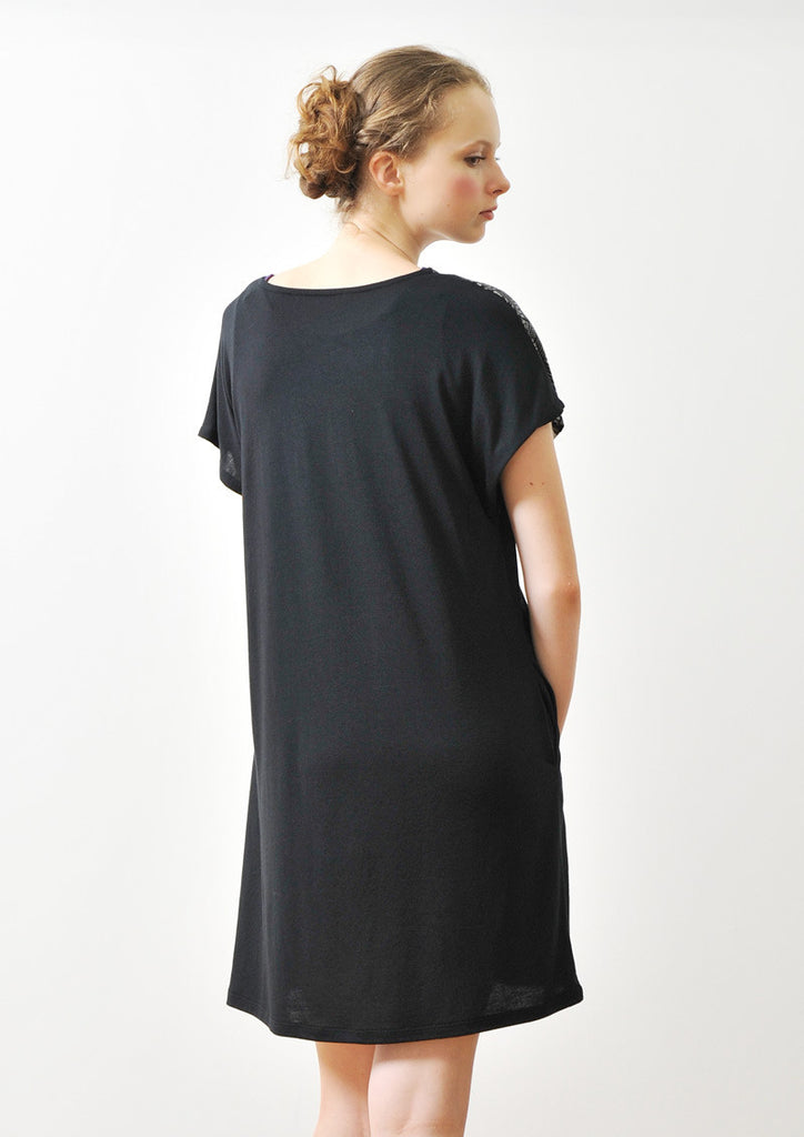 A Line Short Sleeve One-Piece (Geometric Castle)