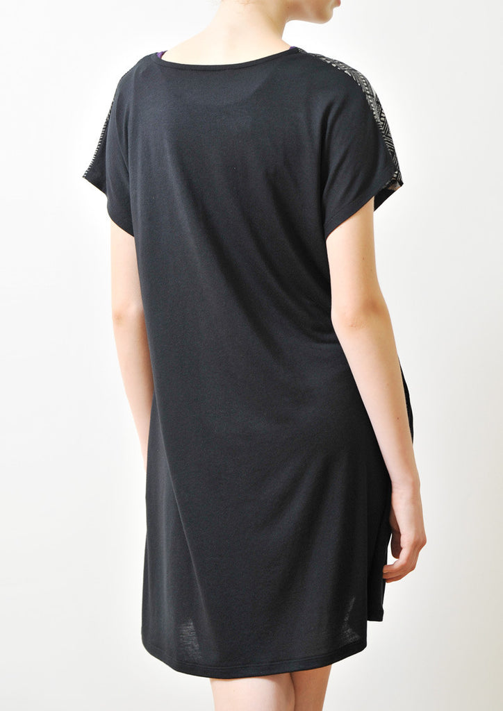A Line Short Sleeve One-Piece (Geometric Castle)